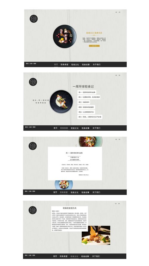 輕食網頁設計1